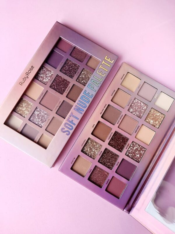 Paleta de sombras Soft nude Ruby Rose