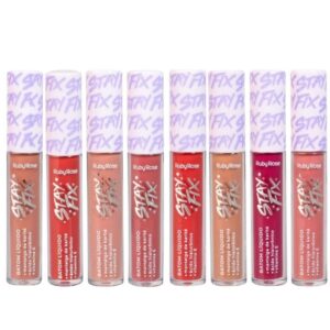 Labial líquido Batom Fix Stay Ruby Rose