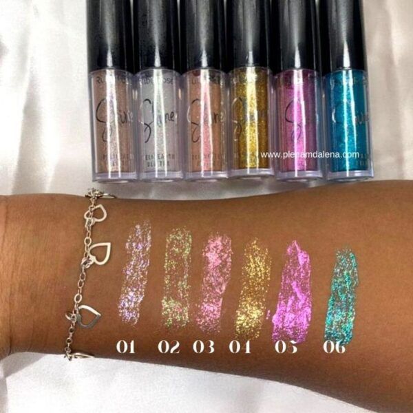 Delineador glitter Shine Ruby Rose - Image 2