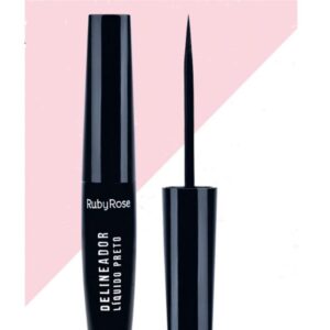 Delineador liquido Preto Ruby Rose